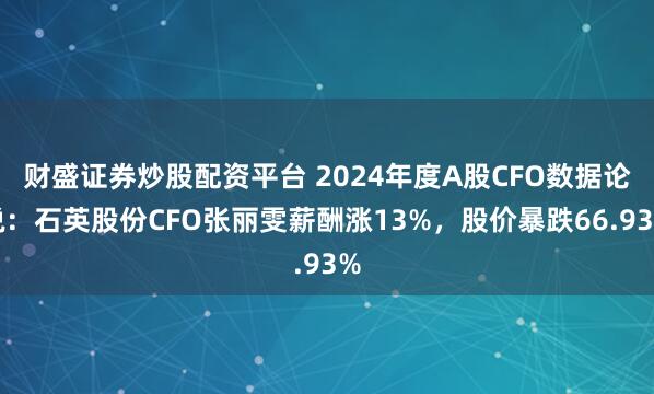 财盛证券炒股配资平台 2024年度A股CFO数据论说：石英股份CFO张丽雯薪酬涨13%，股价暴跌66.93%
